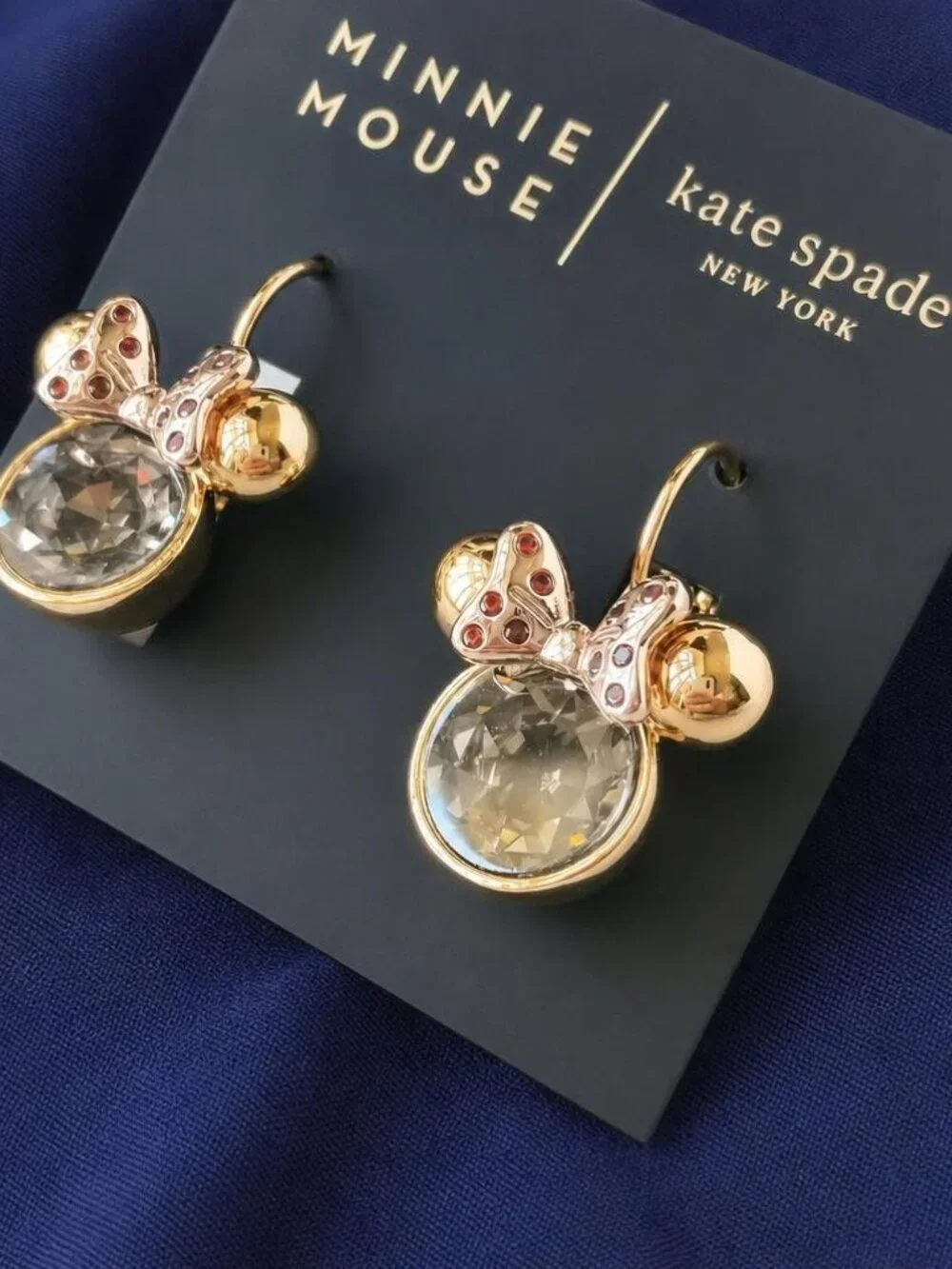 Kate Spade New York X Minnie Mouse Stone Leverbacks Earrings